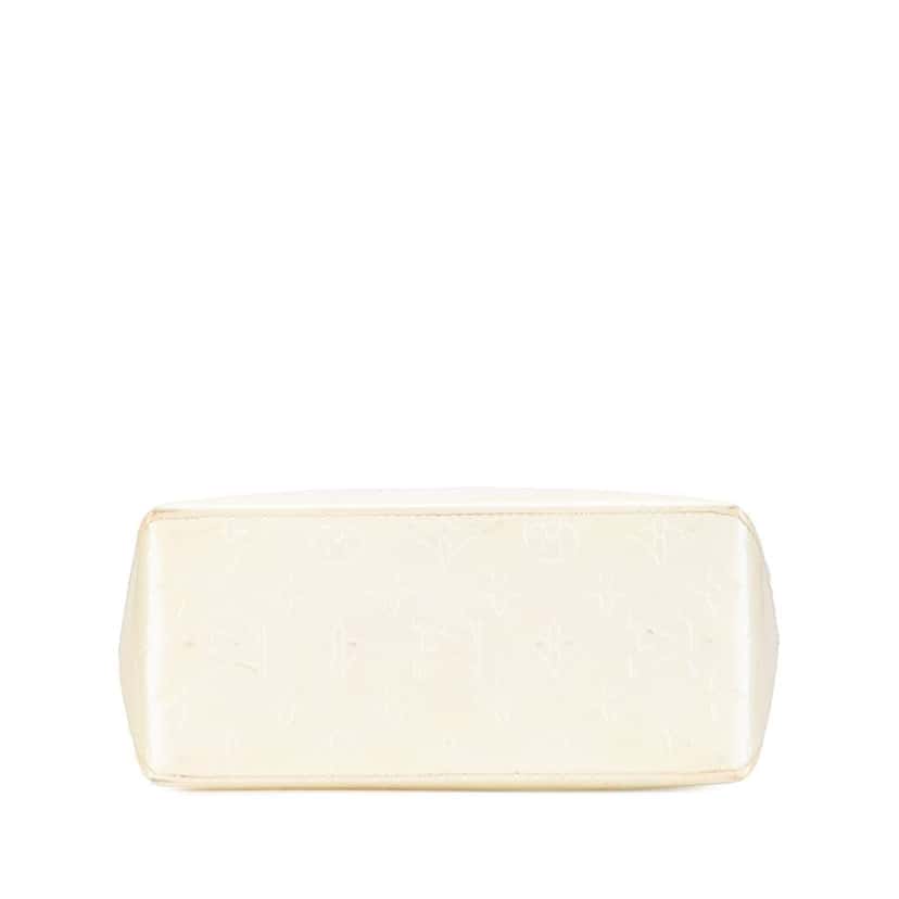 Louis Vuitton Monogram Vernis Reade PM White Leather Good condition - Inside View