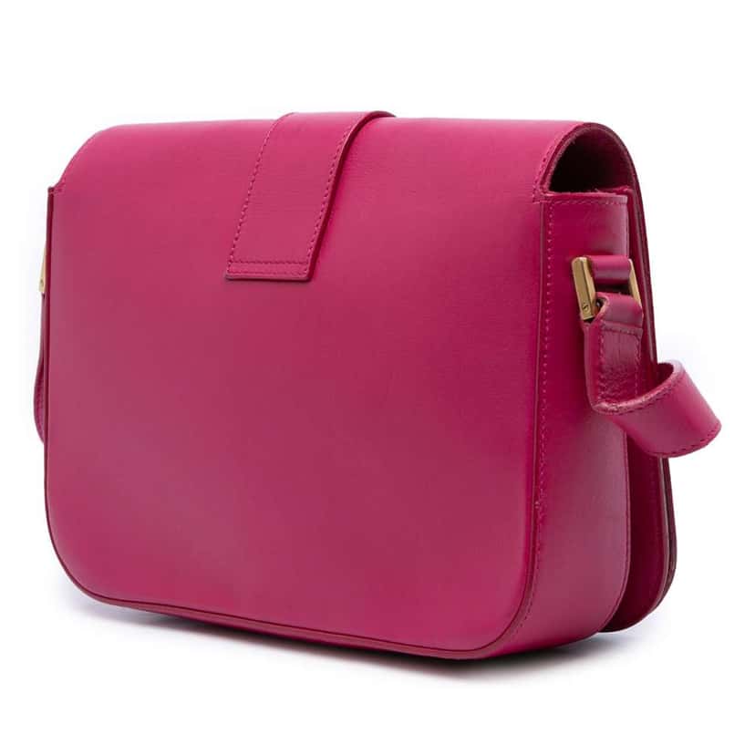 Saint Laurent Leather Chyc Y Ligne Crossbody Pink Leather Good condition - Back View