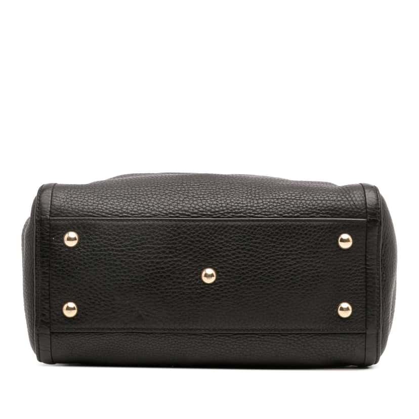 Gucci Small Leather Soho Satchel Black Leather Good condition - Inside View