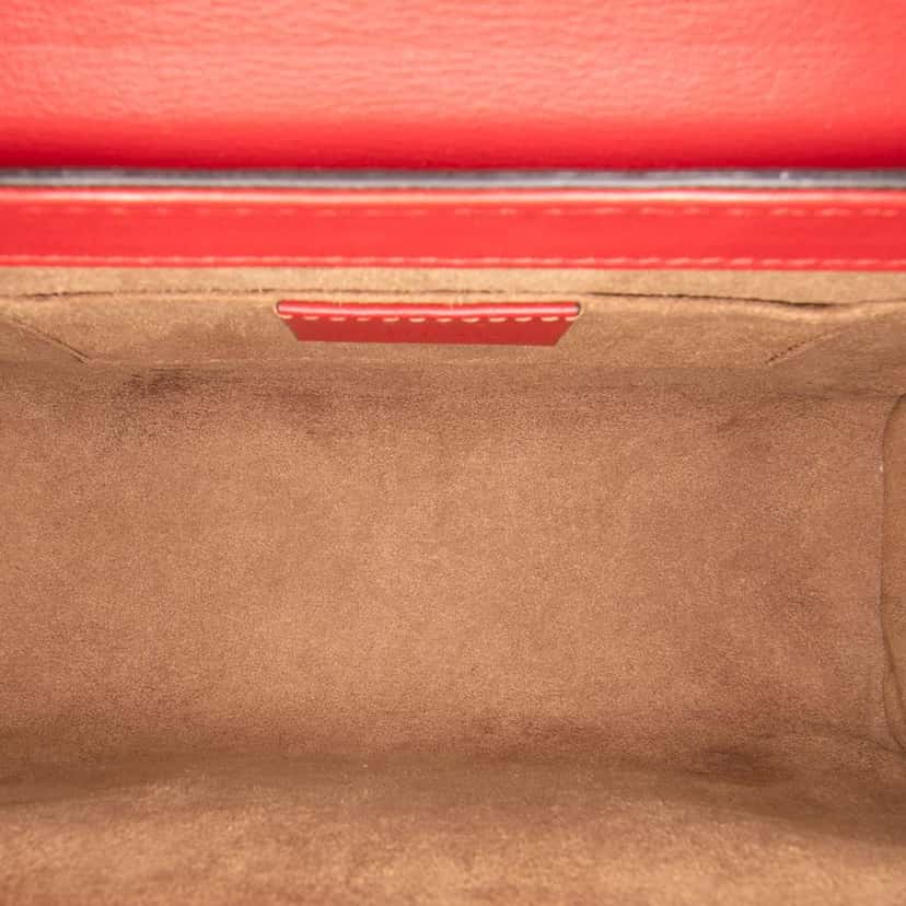 Gucci Small GG Supreme Padlock Crossbody Brown Canvas Good condition - Model View