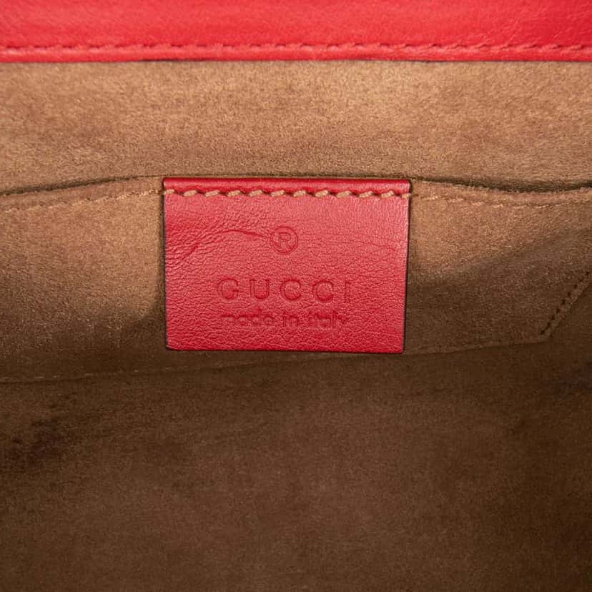 Gucci Small GG Supreme Padlock Crossbody Brown Canvas Good condition - Box View