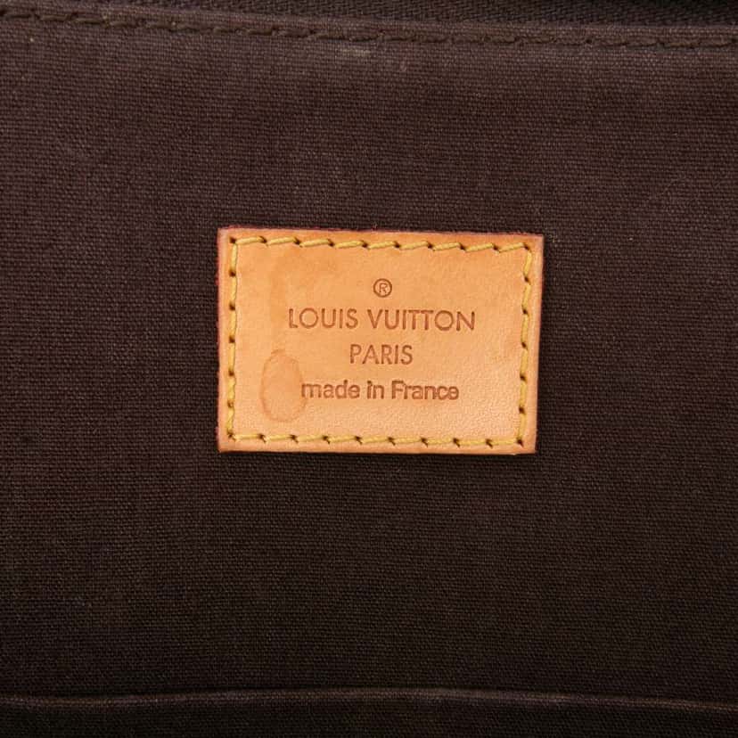Louis Vuitton Monogram Vernis Bellevue GM Purple Leather Good condition - Box View