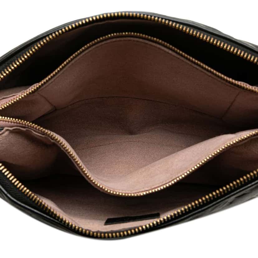 Louis Vuitton Monogram Embossed Puffy Lambskin Coussin PM Black Leather Good condition - Model View