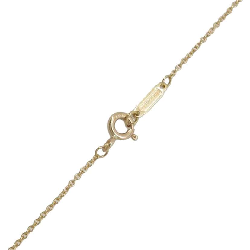 Tiffany & Co 18K Yellow Gold Heart Key Pendant Necklace Gold Gold Good condition - Model View