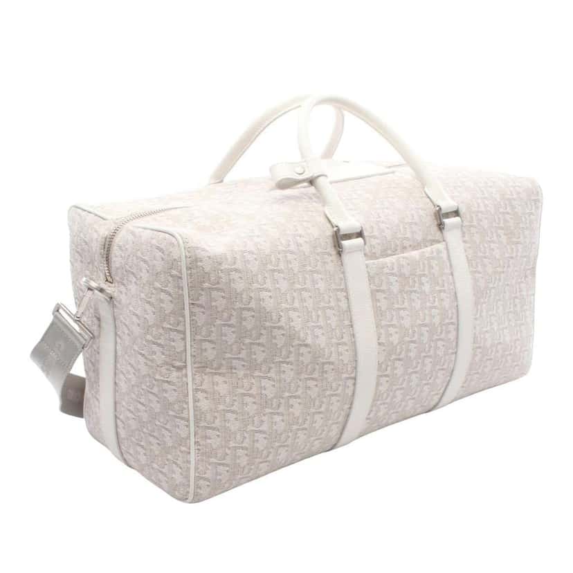 Dior Oblique Canvas Lingot 50 Brown Leather Good condition - Back View