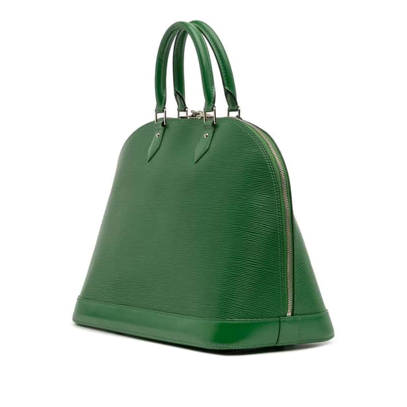 Louis Vuitton Epi Alma GM Green Leather Good condition - Back View