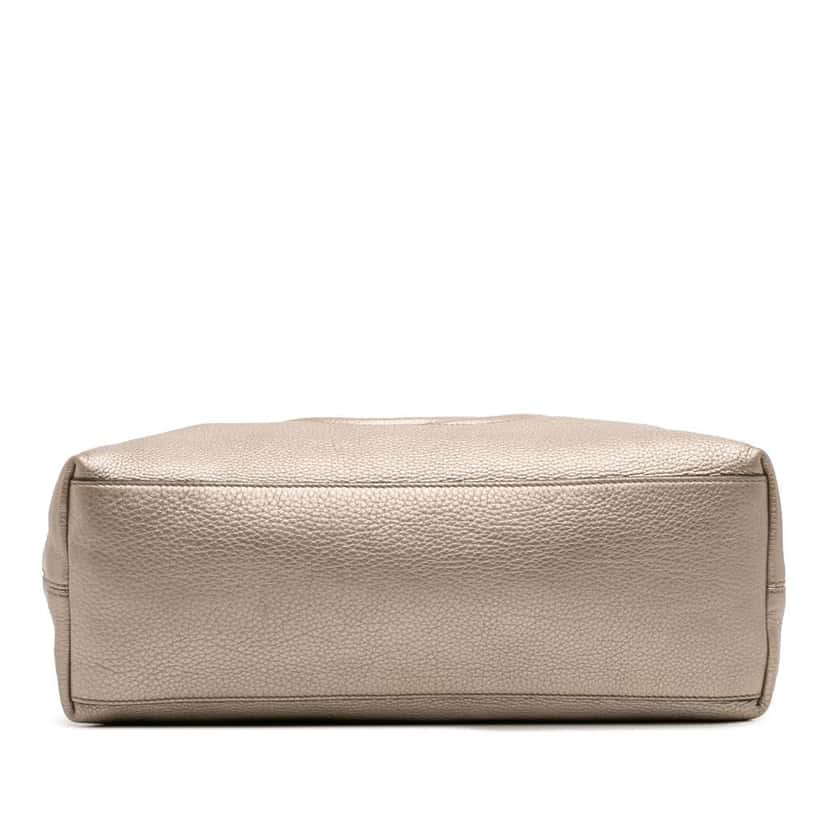Gucci Medium Leather Soho Chain Tote Gold Leather Good condition - Inside View