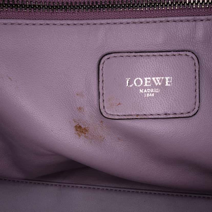 Loewe Tricolor Goatskin Amazona 36 Purple Leather Good condition - Box View