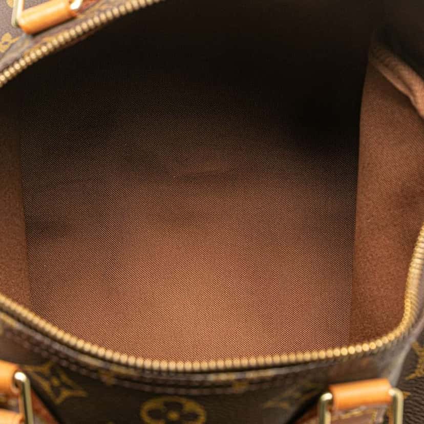 Louis Vuitton Monogram Speedy 30 Brown Canvas Fair condition - Model View