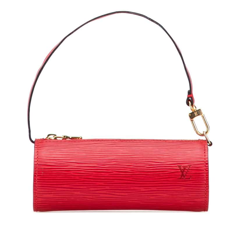 Louis Vuitton Epi Pochette Papillon Red Leather Good condition - Front View