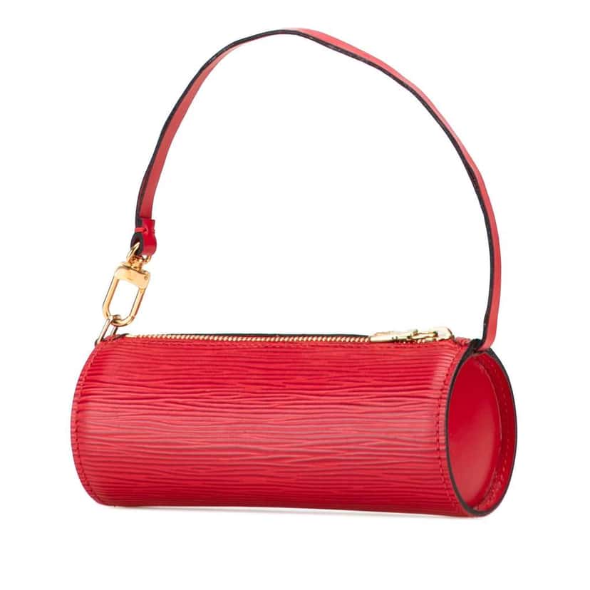 Louis Vuitton Epi Pochette Papillon Red Leather Good condition - Back View