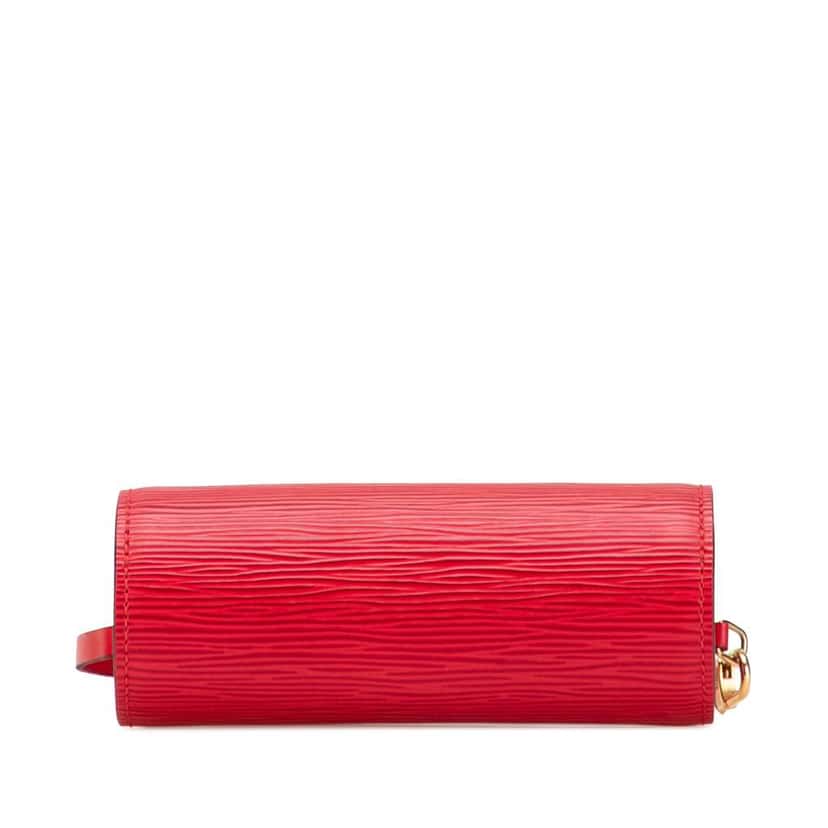 Louis Vuitton Epi Pochette Papillon Red Leather Good condition - Inside View