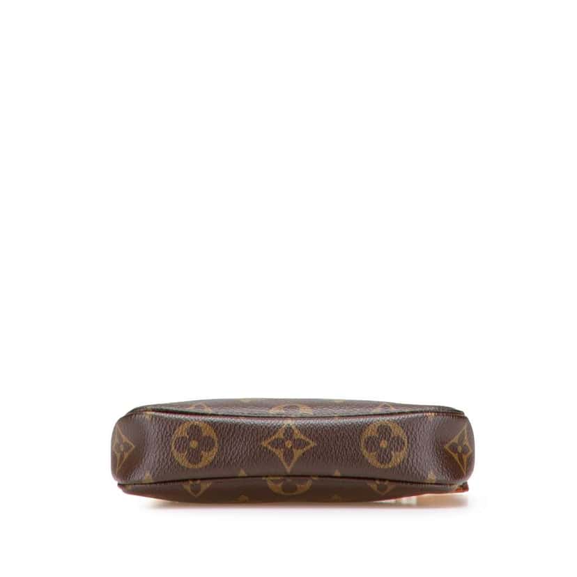 Louis Vuitton Monogram Mini Pochette Accessoires Brown Canvas Very good condition - Inside View