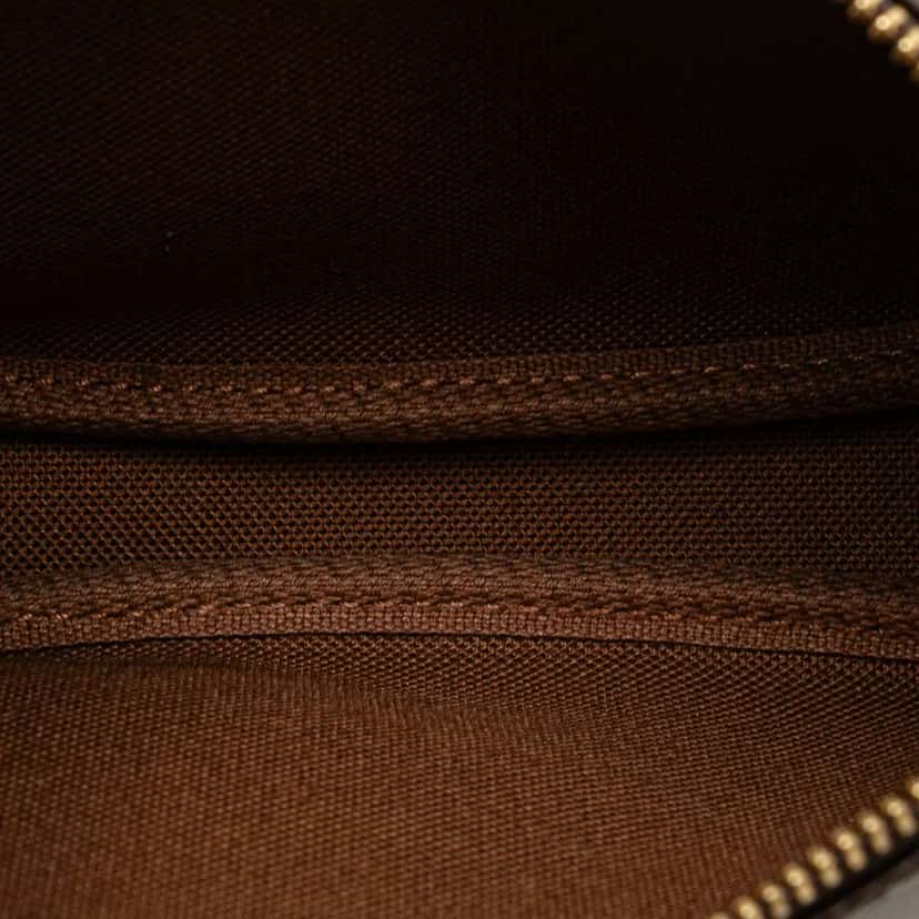 Louis Vuitton Monogram Mini Pochette Accessoires Brown Canvas Very good condition - Model View