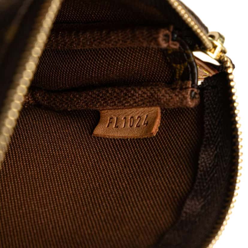 Louis Vuitton Monogram Mini Pochette Accessoires Brown Canvas Very good condition - Box View