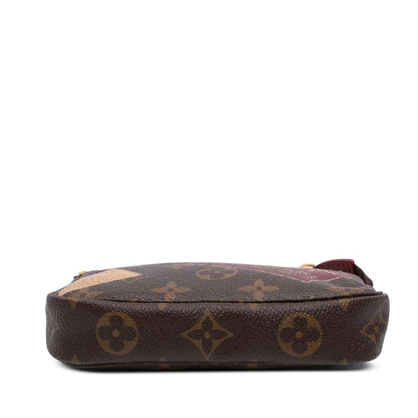 Louis Vuitton Monogram Trunks & Bags Mini Pochette Accessoires Brown Canvas Good condition - Inside View