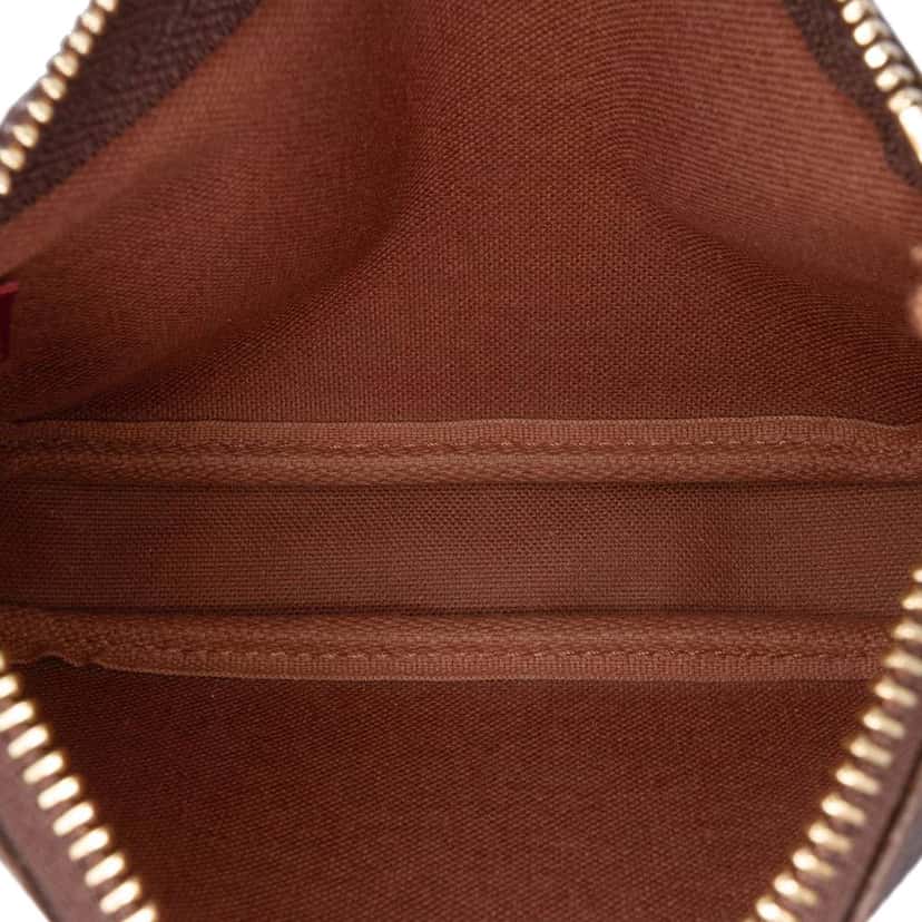 Louis Vuitton Monogram Trunks & Bags Mini Pochette Accessoires Brown Canvas Good condition - Model View