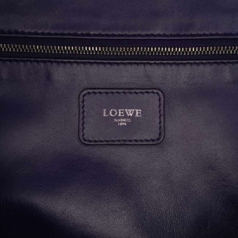 Loewe Goatskin Amazona 36 Purple Leather Good condition - Box View