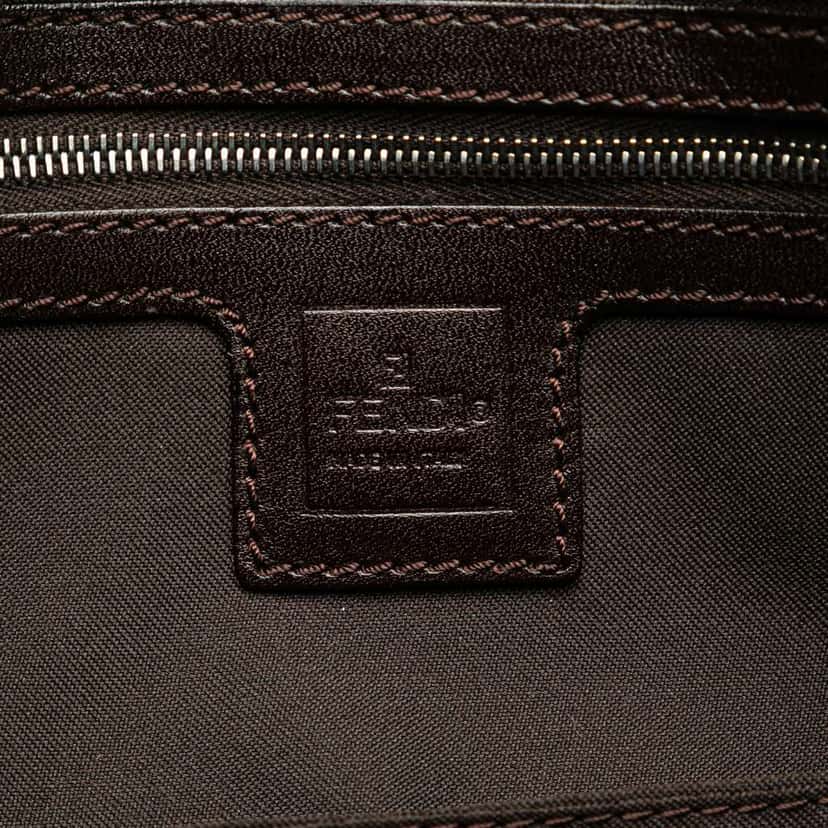 Fendi Zucca Canvas Shoulder Bag Brown Canvas Fair condition - Box View