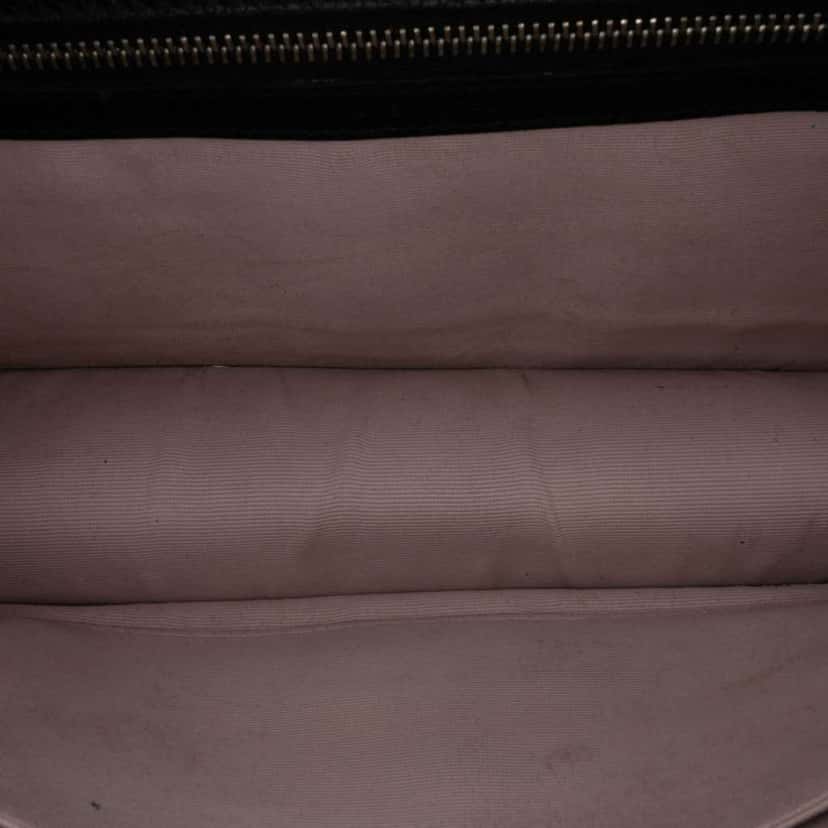 Dior Medium Grained Calfskin Diorama Flap Black Leather Good condition - Model View