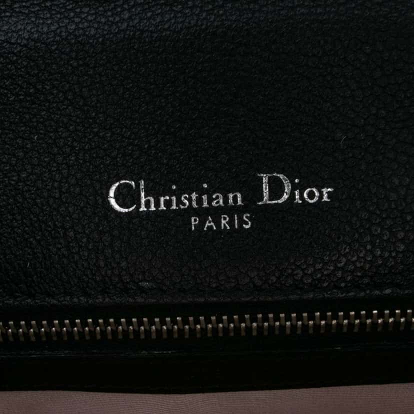 Dior Medium Grained Calfskin Diorama Flap Black Leather Good condition - Box View