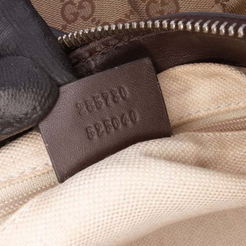 Gucci GG Canvas Sukey Satchel Brown Canvas Good condition - Box View