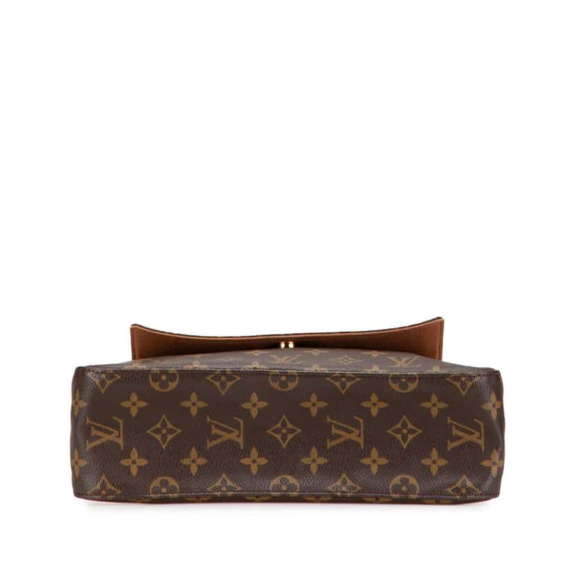 Louis Vuitton Monogram Mini Looping Brown Canvas Good condition - Inside View