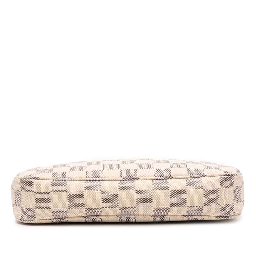 Louis Vuitton Damier Azur Pochette Accessoires White Canvas Good condition - Inside View