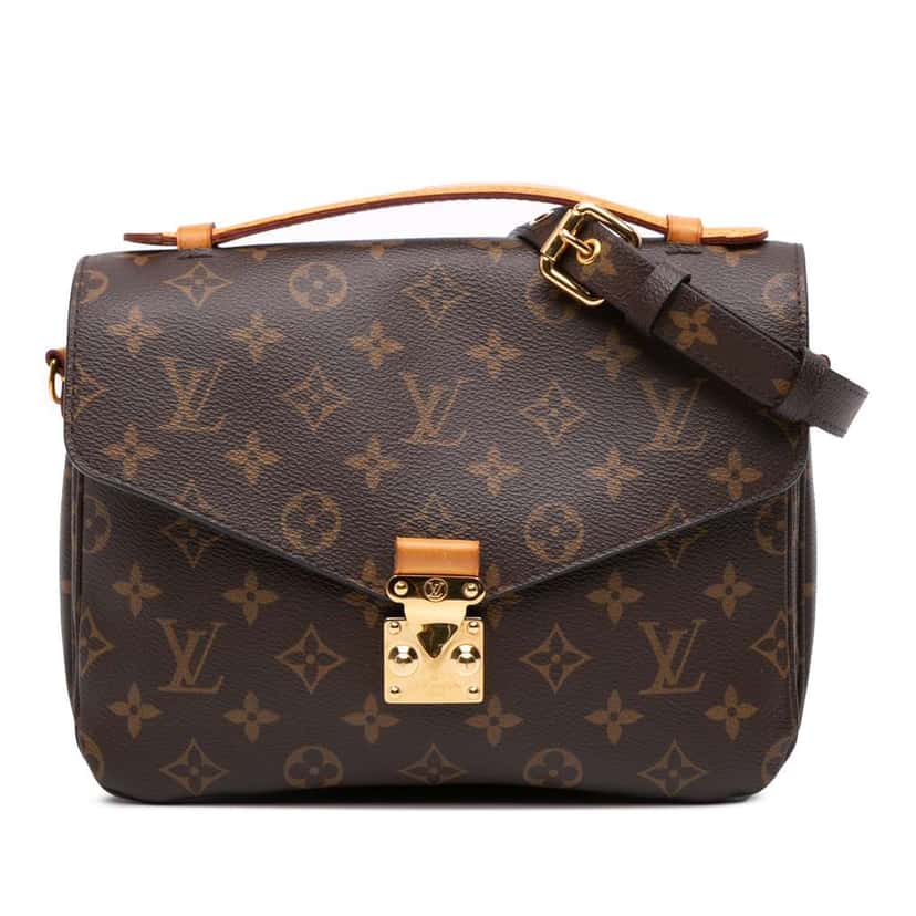 Louis Vuitton Monogram Pochette Metis Brown Good condition - Front View