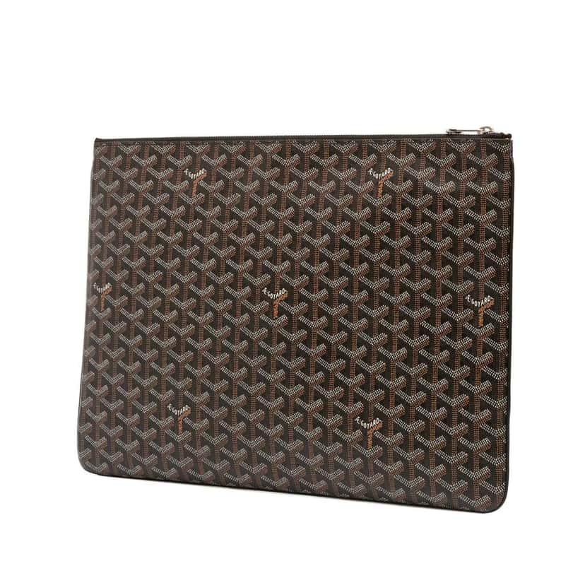 Goyard Goyardine Senat GM Black Canvas Good condition - Back View