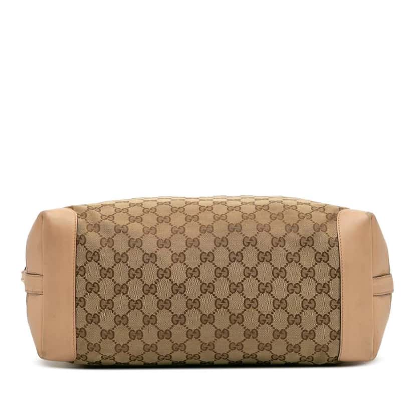 Gucci GG Canvas Craft Tote Brown Canvas Good condition - Inside View