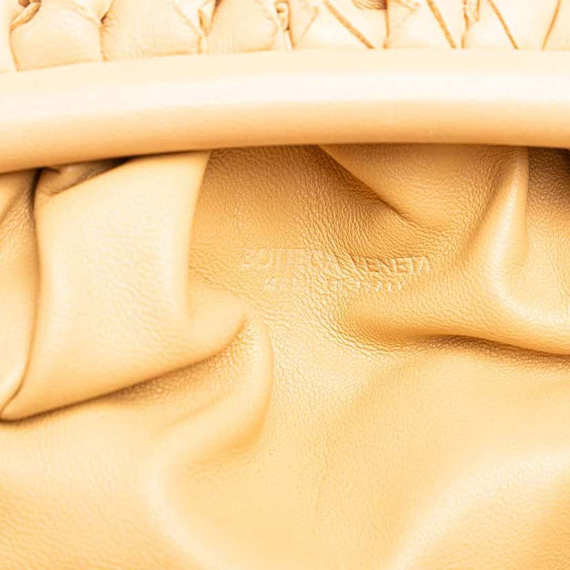 Bottega Veneta Nappa Intrecciato The Mini Pouch Crossbody Brown Leather Good condition - Box View