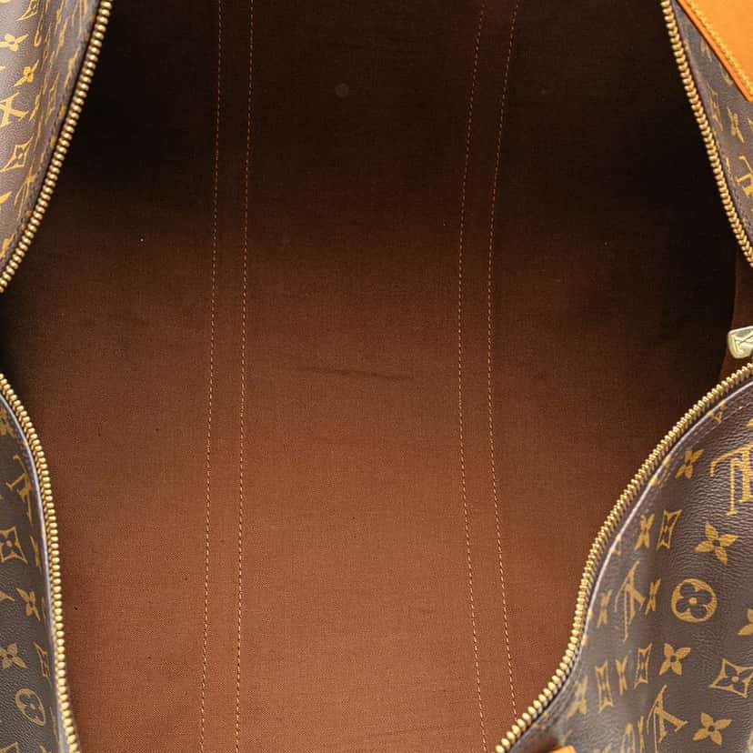 Louis Vuitton Monogram Keepall 60 Brown Good condition - Model View
