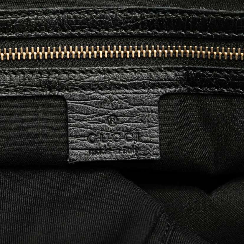 Gucci GG Canvas Jolicoeur Tote Black Canvas Good condition - Box View