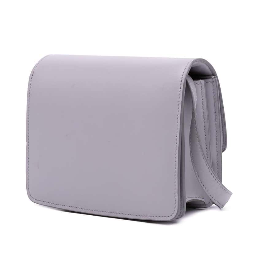 Celine Small Calfskin Classic Box Purple Leather Very good condition - Back View