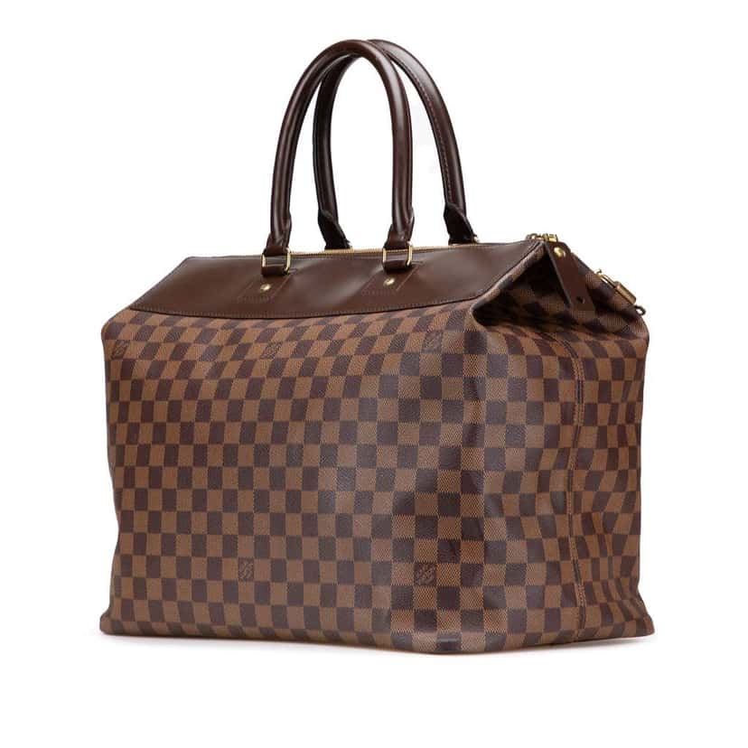 Louis Vuitton Damier Ebene Greenwich PM Brown Canvas Good condition - Back View