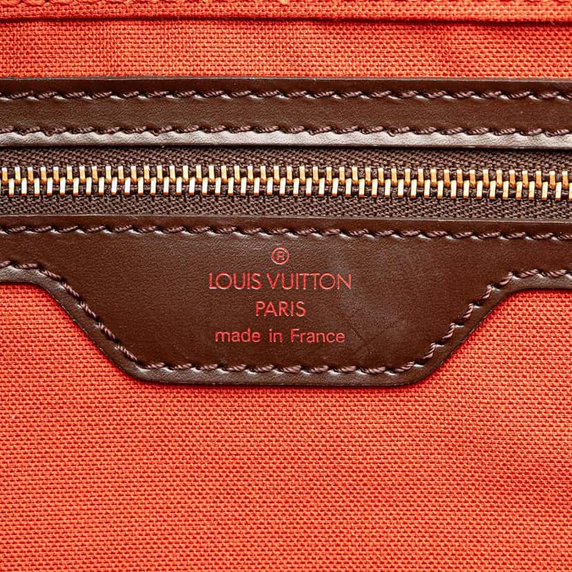 Louis Vuitton Damier Ebene Greenwich PM Brown Canvas Good condition - Box View