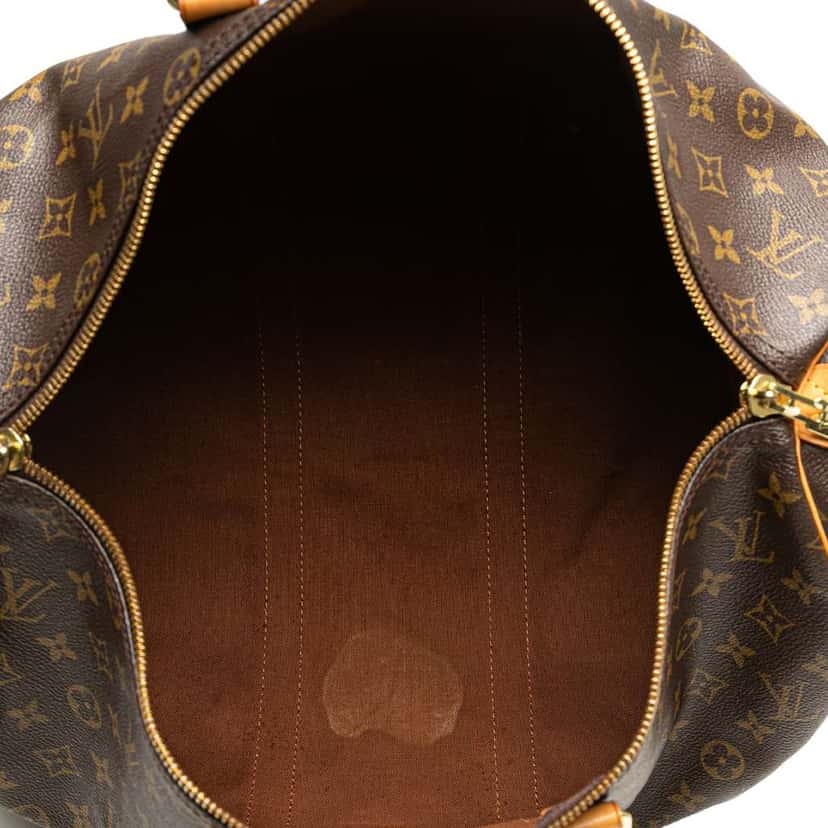 Louis Vuitton Monogram Keepall 45 Brown Fair condition - Model View