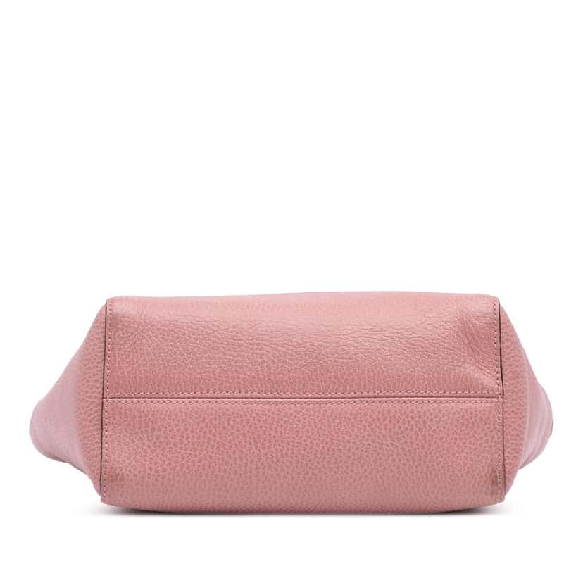 Gucci Mini Leather Swing Satchel Pink Leather Good condition - Inside View