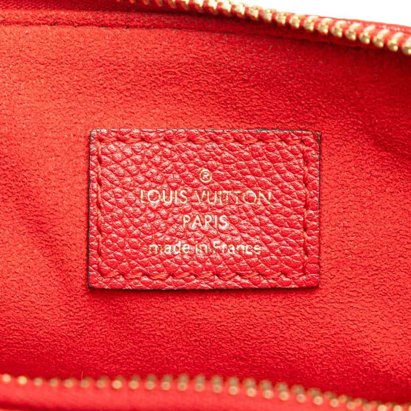 Louis Vuitton Monogram Empreinte Twice Red Leather Good condition - Box View
