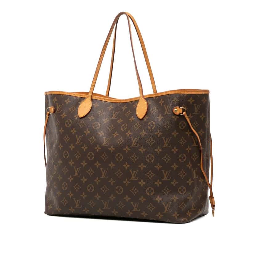 Louis Vuitton Monogram Neverfull GM Brown Good condition - Back View