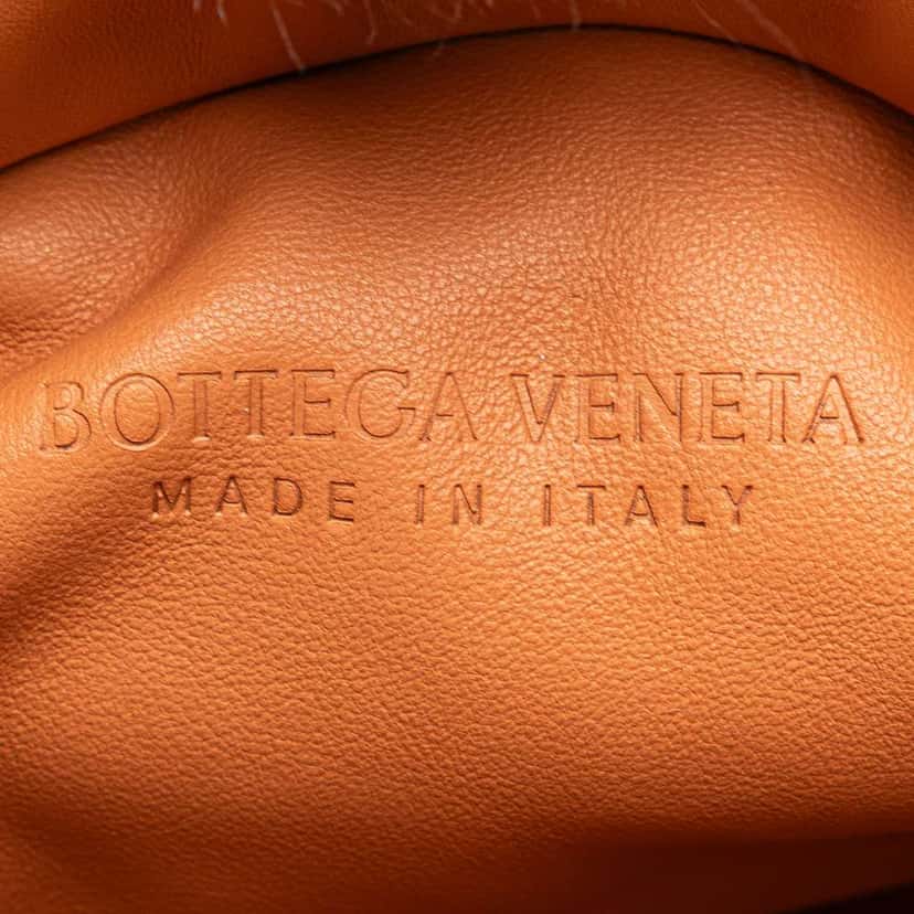 Bottega Veneta Nappa The Fringe Pouch Brown Leather Good condition - Box View