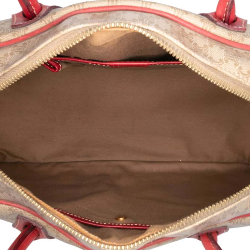 Celine Macadam Coated Canvas Handbag Brown Canvas Good condition - Model View