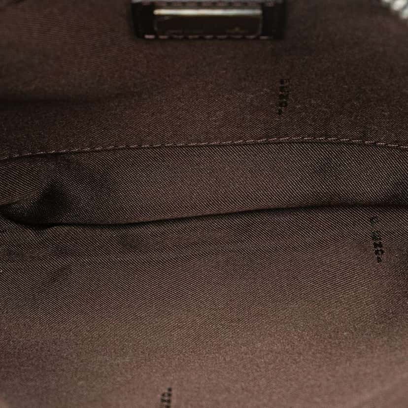 Fendi Zucchino Denim Crossbody Blue Denim Good condition - Model View