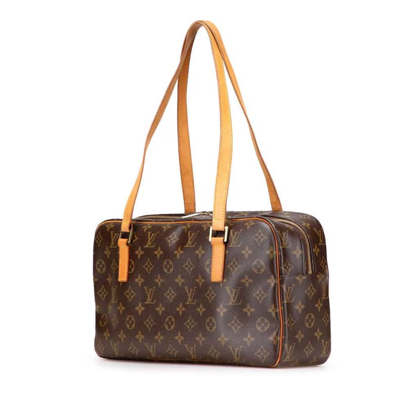 Louis Vuitton Monogram Cite GM Brown Canvas Good condition - Back View