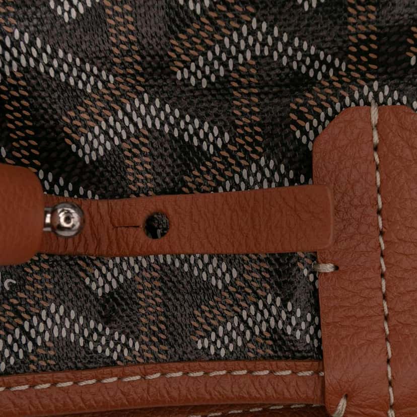 Goyard Goyardine Saint Louis PM Black Canvas Good condition - Box View