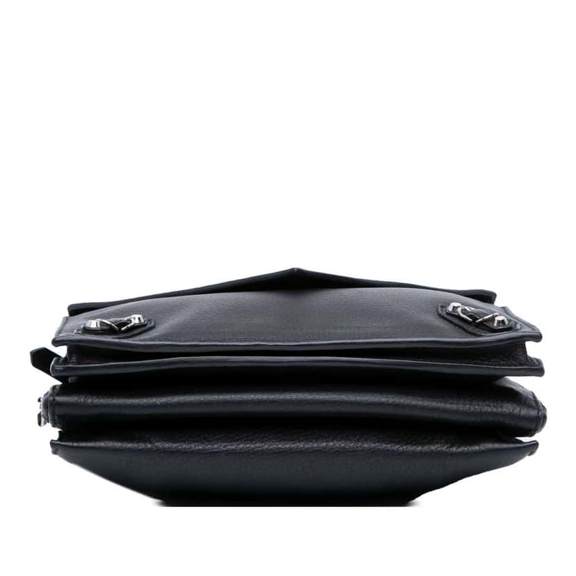 Balenciaga XS Leather Papier Triple Zip Around Crossbody Black Leather Good condition - Inside View