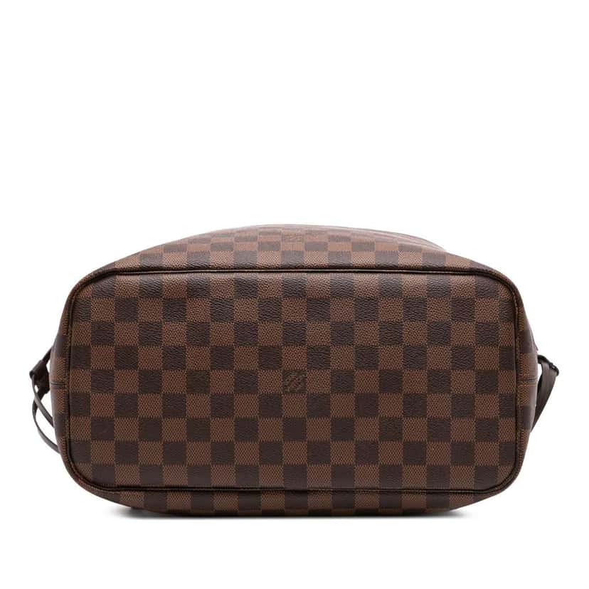 Louis Vuitton Damier Ebene Neverfull MM Brown Canvas Good condition - Inside View