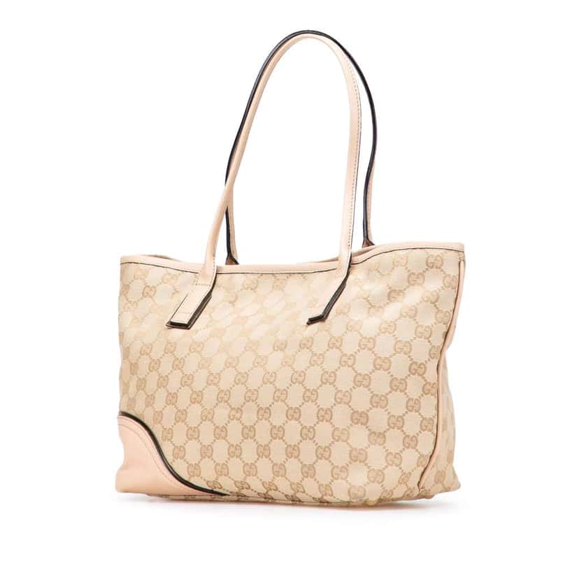 Gucci GG Canvas New Britt Tote Brown Canvas Good condition - Back View