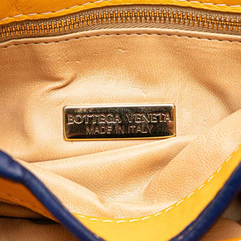 Bottega Veneta Tricolor Nappa Intrecciato Satchel MultiColor Leather Good condition - Box View